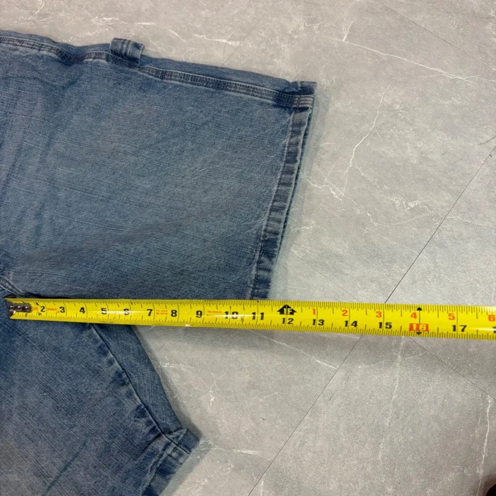 Wrangler Mens Carpenter Denim Shorts Light Wash Blue Workwear 64WC6AI Size 34